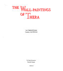 The wall-paintings of Thera /