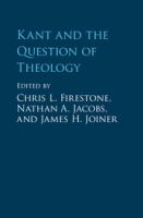 Kant and the question of theology /