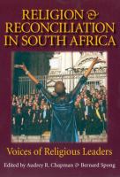 Religion & reconciliation in South Africa : voices of religious leaders /