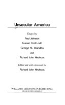 Unsecular America /
