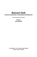 Rational faith : Catholic responses to Reformed epistemology /
