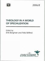 Theology in a world of specialization /