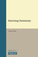 Sinicizing Christianity /