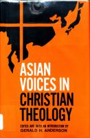 Asian voices in Christian theology /
