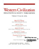 Western civilization : ideas, politics & society /
