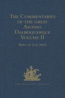 The commentaries of the great Afonso Dalboquerque.