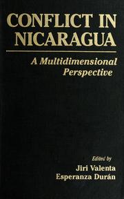 Conflict in Nicaragua : a multidimensional perspective /