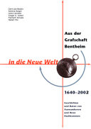 Aus der Grafschaft Bentheim : in die Neue Welt, 1640-2002 /