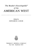 The Reader's encyclopedia of the American West /
