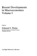 Recent developments in macroeconomics /