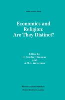 Economics and religion : are they distinct? /