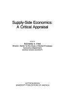 Supply-side economics : a critical appraisal /