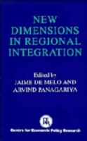 New dimensions in regional integration /