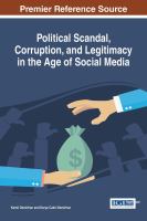 Political scandal, corruption, and legitimacy in the age of social media /
