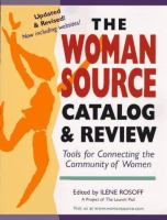 The WomanSource catalog & review : tools for connecting the community of women /