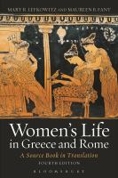Women's life in Greece and Rome : a source book in translation /