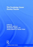The Routledge queer studies reader /