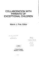 Collaboration with parents of exceptional children /