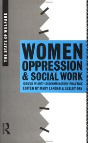 Women, oppression, and social work : issues in anti-discriminatory practice /