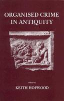 Organised crime in antiquity /
