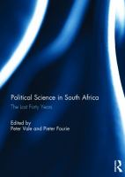 Political science in South Africa : the last forty years /