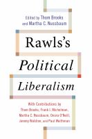 Rawls's political liberalism /