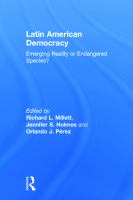 Latin American democracy : emerging reality or endangered species? /