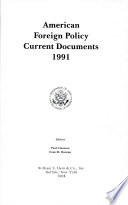 American foreign policy current documents.
