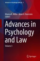 Advances in psychology and law.