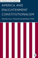 America and Enlightenment constitutionalism /