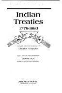 Indian treaties, 1778-1883.