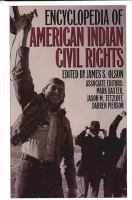Encyclopedia of American Indian civil rights /