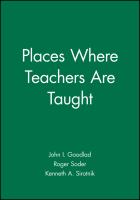 Places where teachers are taught /