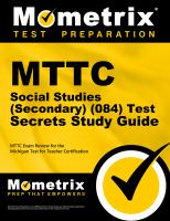 MTTC social studies (secondary) (084) test secrets : study guide : your key to exam success /