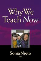 Why we teach now /