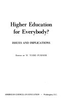 Higher education for everybody? Issues and implications.