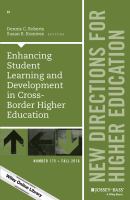 Enhancing student learning and development in cross-border higher education /