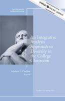 An integrative analysis approach to diversity in the college classroom /