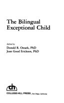 The Bilingual exceptional child /