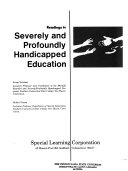 Readings in severely and profoundly handicapped education. /
