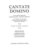 Cantate domino : full music edition : an ecumenical hymn book : Chorausgabe : ein ökumenisches Gesangbuch : édition chorale : psautier œcuménique.