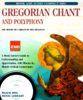 Gregorian chant and polyphony : Jerusalem, Holy Week, Easter, Pentecost, Psalm for the Office of Advent, Mass of Advent