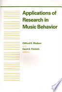 Applications of research in music behavior /