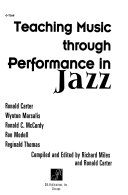 Teaching music through performance in jazz.