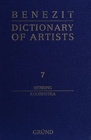 Dictionary of artists /