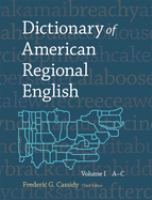 Dictionary of American regional English /