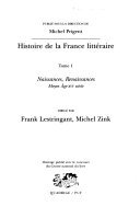 Histoire de la France littéraire /