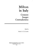 Milton in Italy : contexts, images, contradictions /