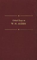 Critical essays on W.H. Auden /