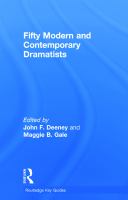 Fifty modern and contemporary dramatists /
